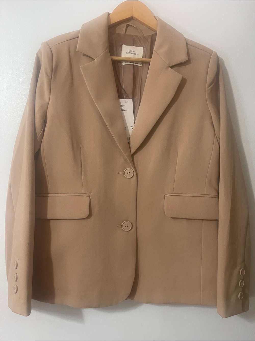 Urban Outfitters Camel Single-Breasted Blazer NWT!